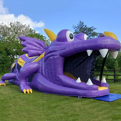 Large Inflatable Obstacle Course with Slide