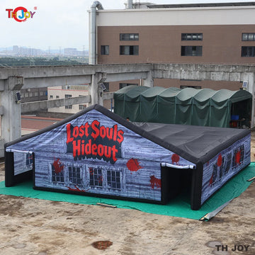 Commercial Inflatable Halloween Maze Haunted House Labyrinth Attraction