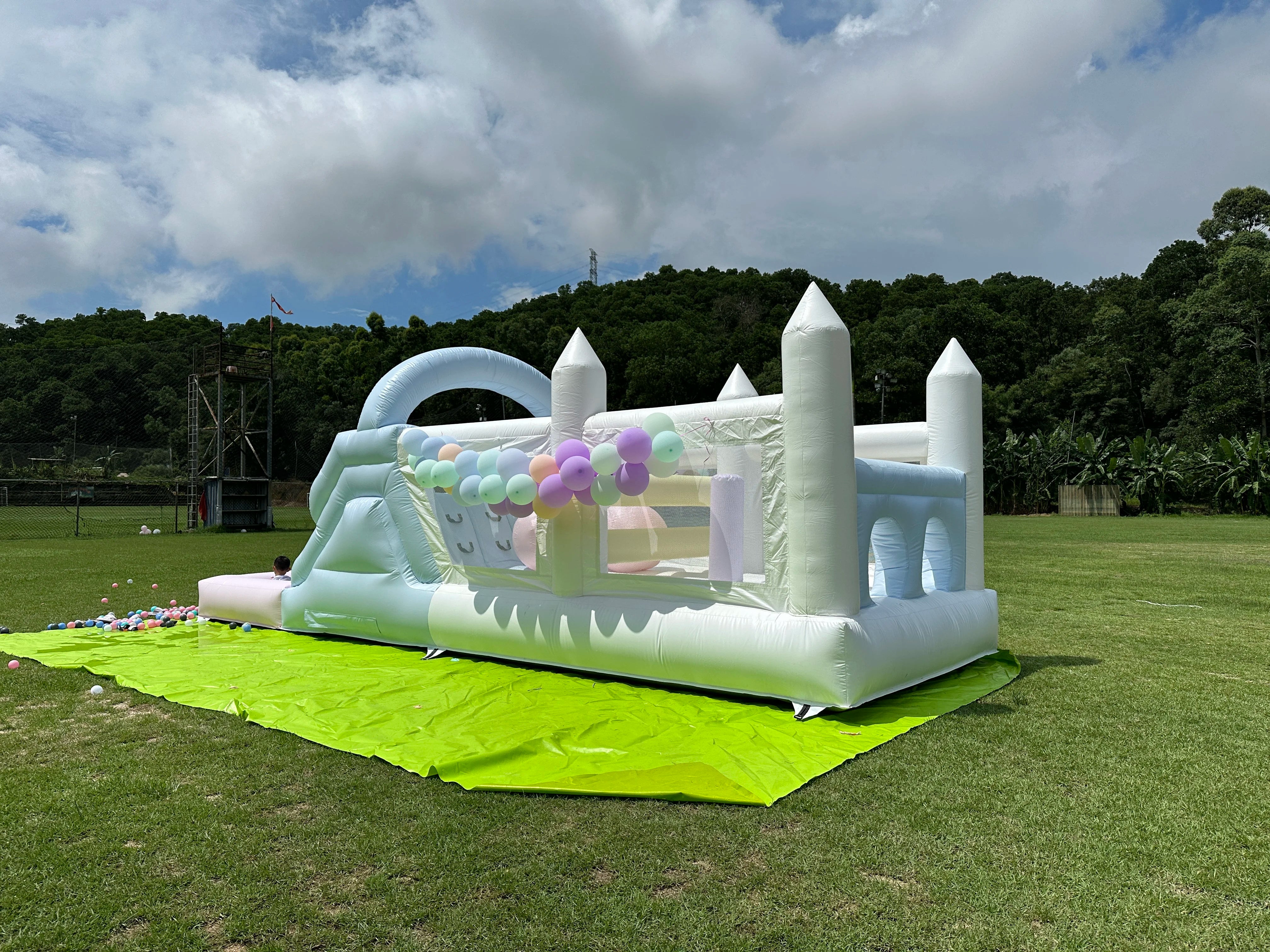 Inflatable Jungle Water Play Obstacle Course