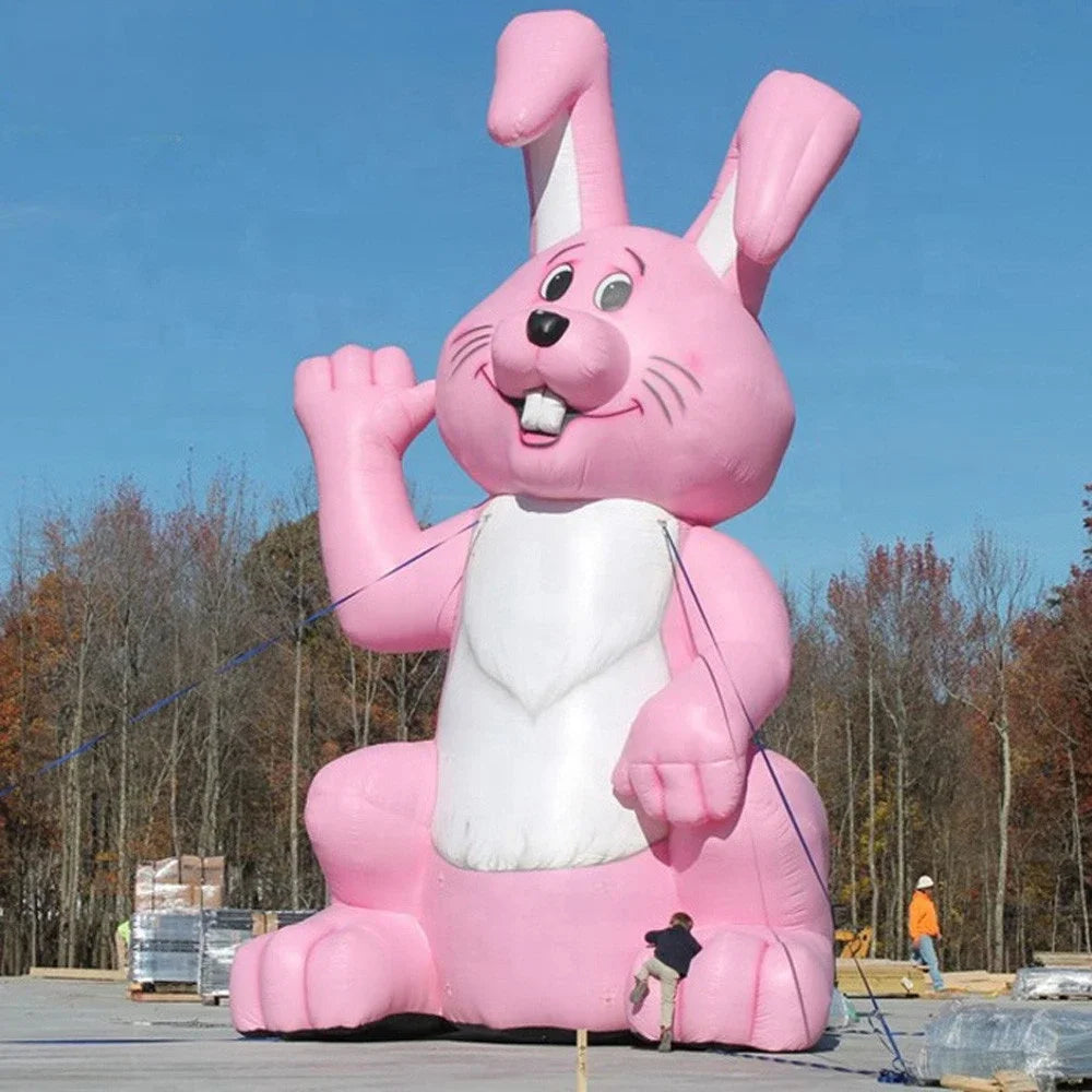 Giant Pink Easter Bunny Inflatable Decoration | Got Inflatables