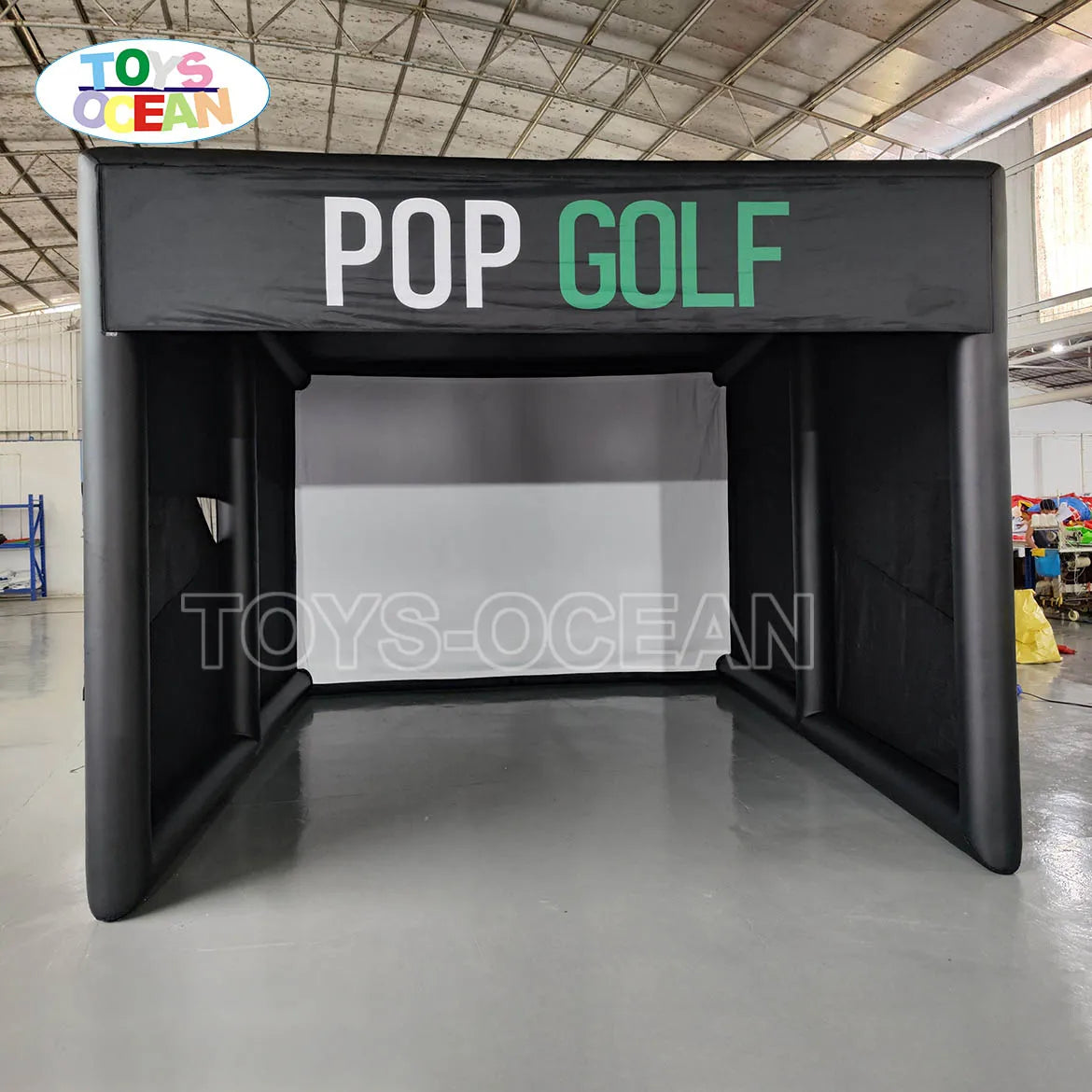 Inflatable Golf Simulator Tent High Definition Screen Rentals