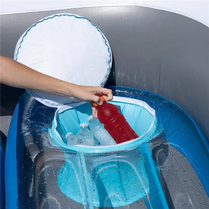 Inflatable Pirate Island Float for 6 People
