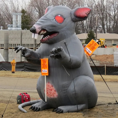 Giant Inflatable Rat Mouse With Blower