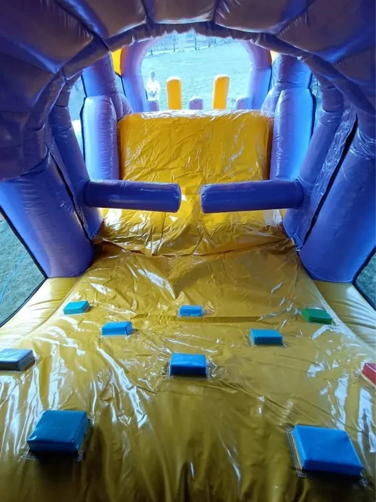 Large Inflatable Obstacle Course with Slide