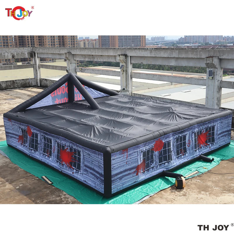 Commercial Inflatable Halloween Maze Haunted House Labyrinth Attraction