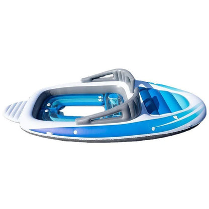 Inflatable Pirate Island Float for 6 People