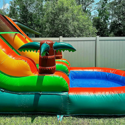 Inflatable Water Double Slide for Kids