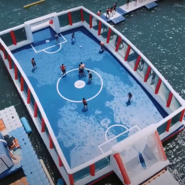 Inflatable Floating Football Pitch for Water Events