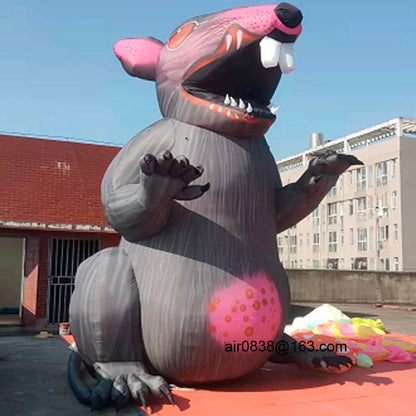 Giant Inflatable Rat Mouse With Blower