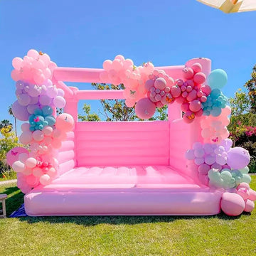 Pink Bounce House Inflatable Bouncy Castle