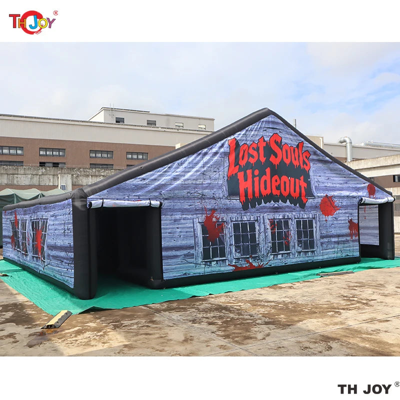 Commercial Inflatable Halloween Maze Haunted House Labyrinth Attraction