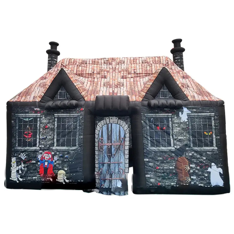 Halloween Cottage Aufblasbares Geisterhaus Zelt