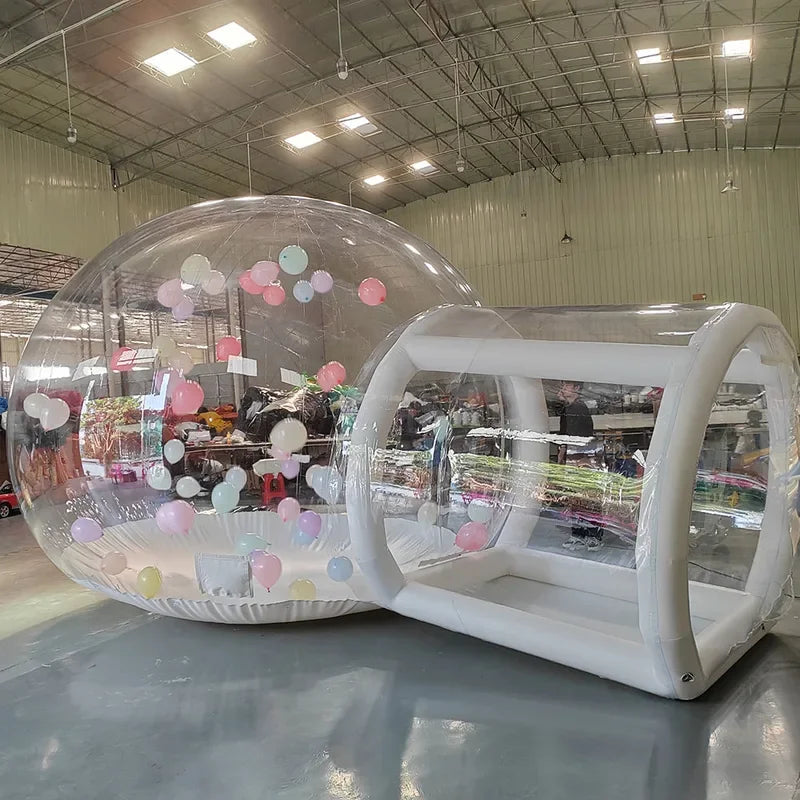 360 Sternenhimmel Transparentes aufblasbares Blasenhaus für Camping