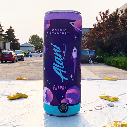 Inflatable Beverage Bottle Display for Promotions and Events