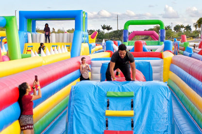 Inflatable Obstacle Playground for Outdoor Fun