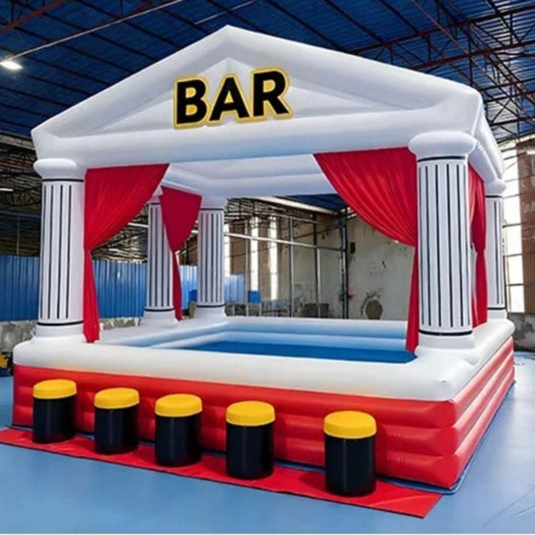 Inflatable Castle Pool Bar CE Certified Adults