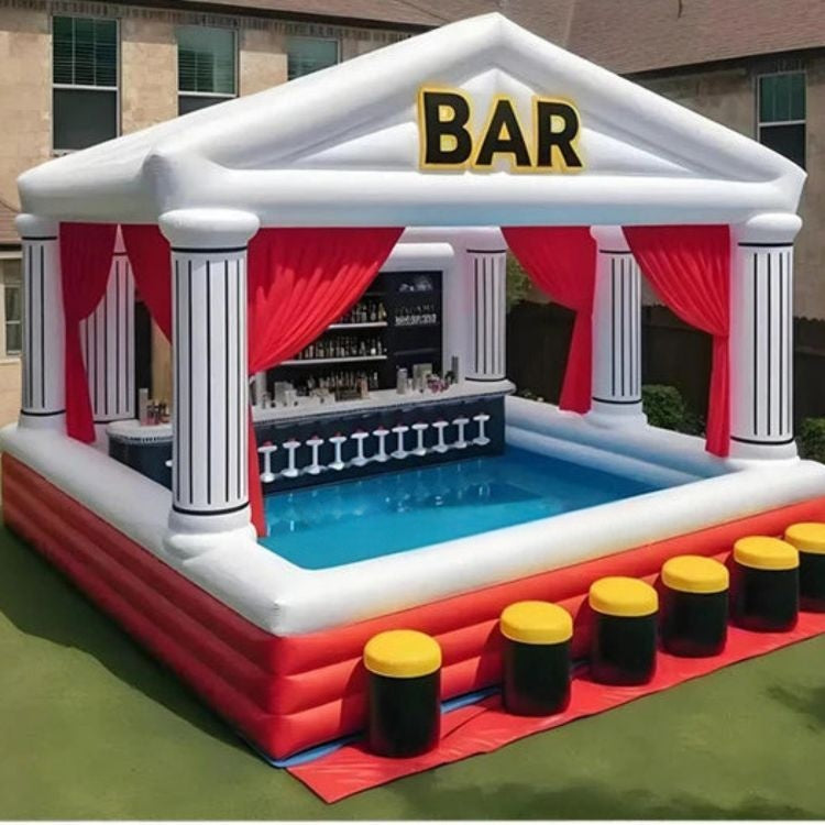 Inflatable Castle Pool Bar CE Certified Adults