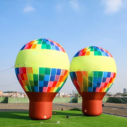 Inflatable Hot Air Balloon Shaped Ground Ball