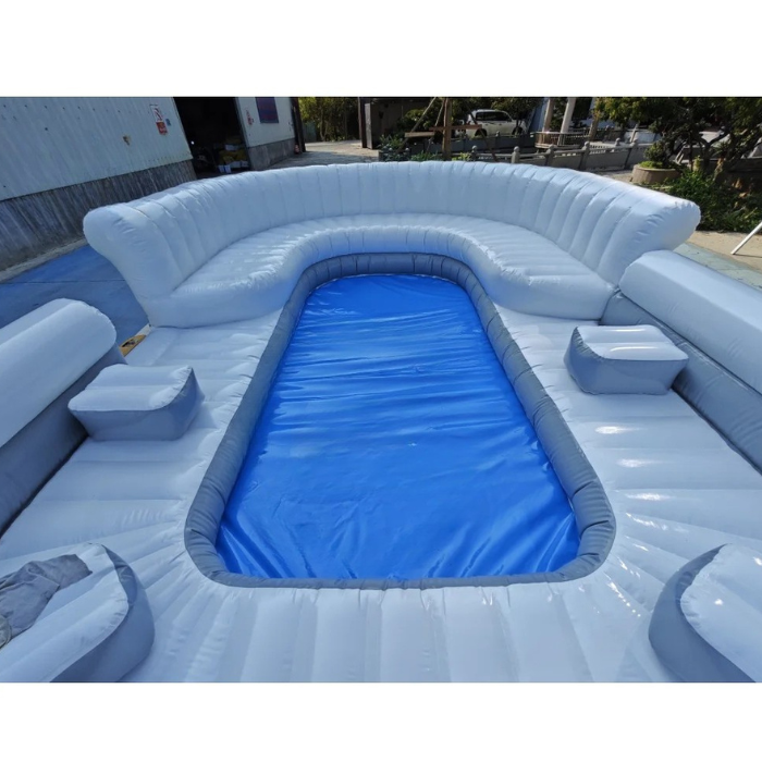 Inflatable Bouncing Sofa Lounger for Pool or Lake