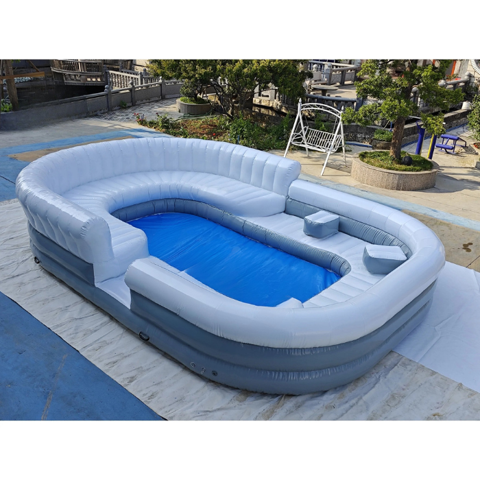 Inflatable Bouncing Sofa Lounger for Pool or Lake