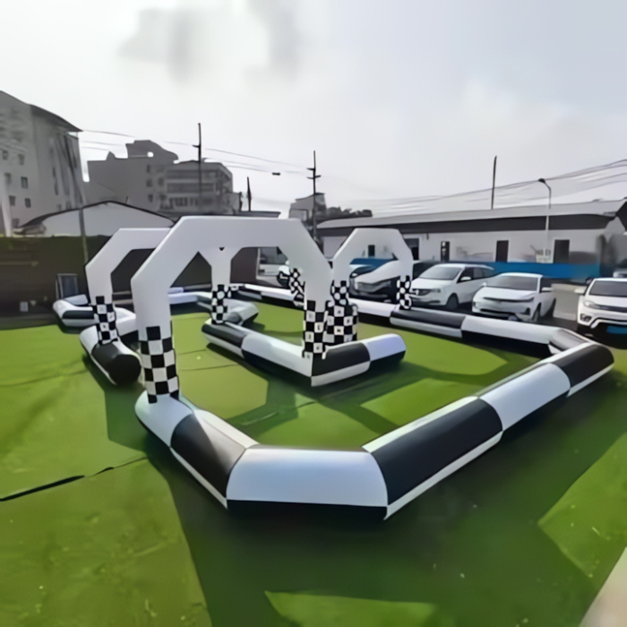 Inflatable Bumper Car Track Venue for Kids