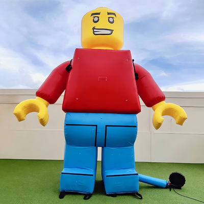 Aufblasbarer Lego-Mann für Spielwerbung
