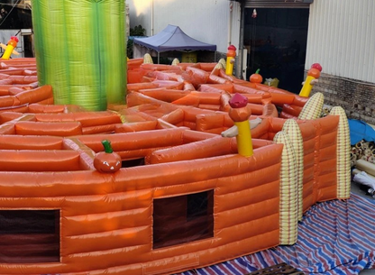 Inflatable Corn Maze Laser Game Adventure