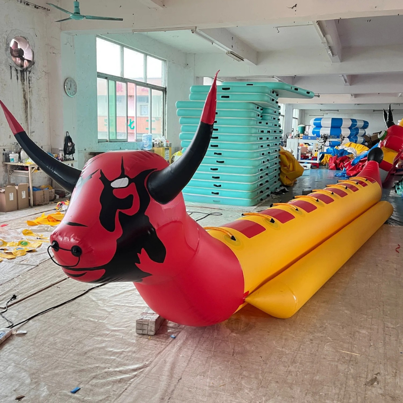 Inflatable Towable Bull Water Toy Tube