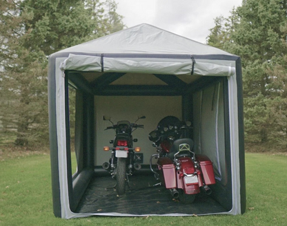 Heavy-Duty Inflatable Motorcycle Tent Waterproof Cover