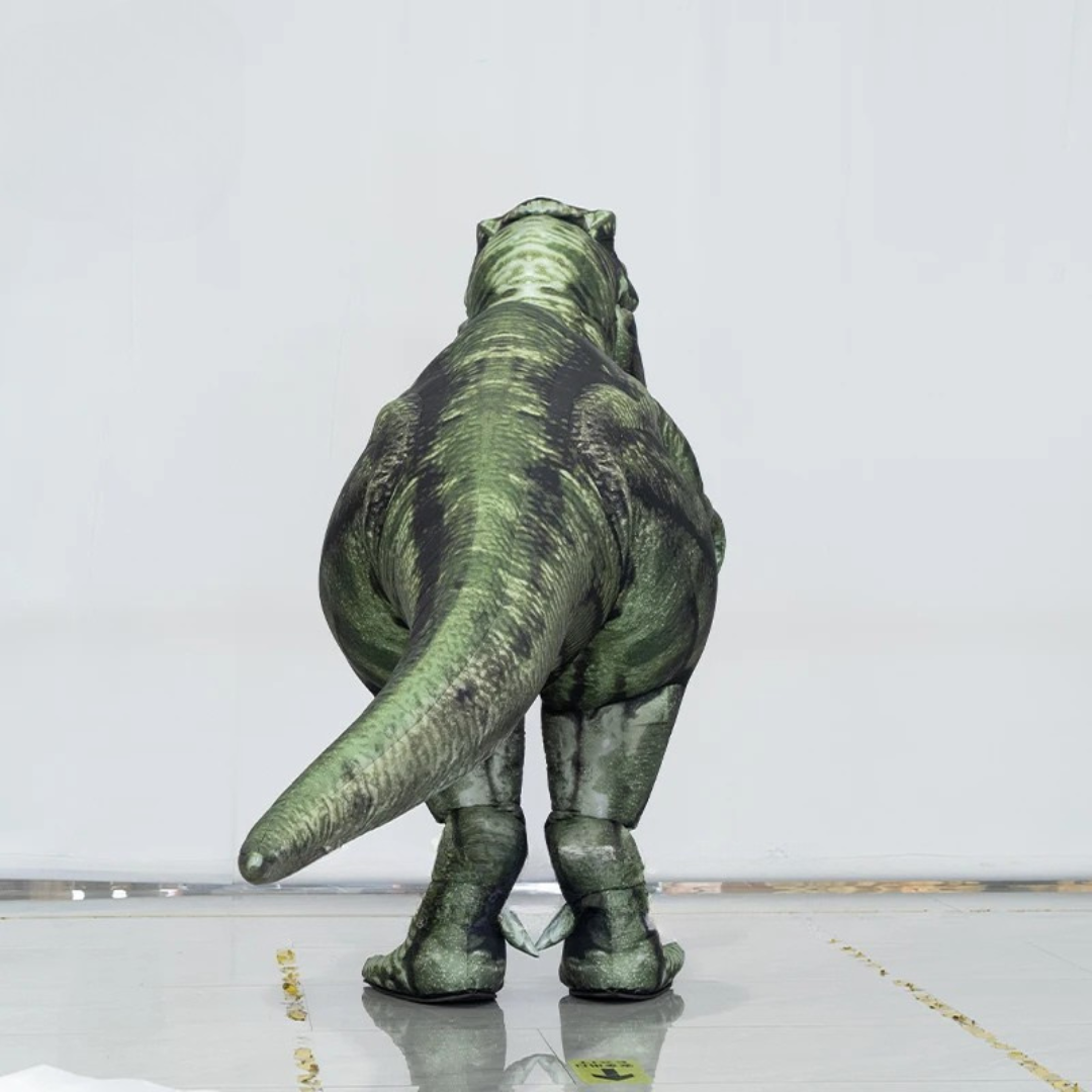 Maßgeschneidertes riesiges Dinosaurier-aufblasbares Maskottchen-Kostüm für Outdoor-Events
