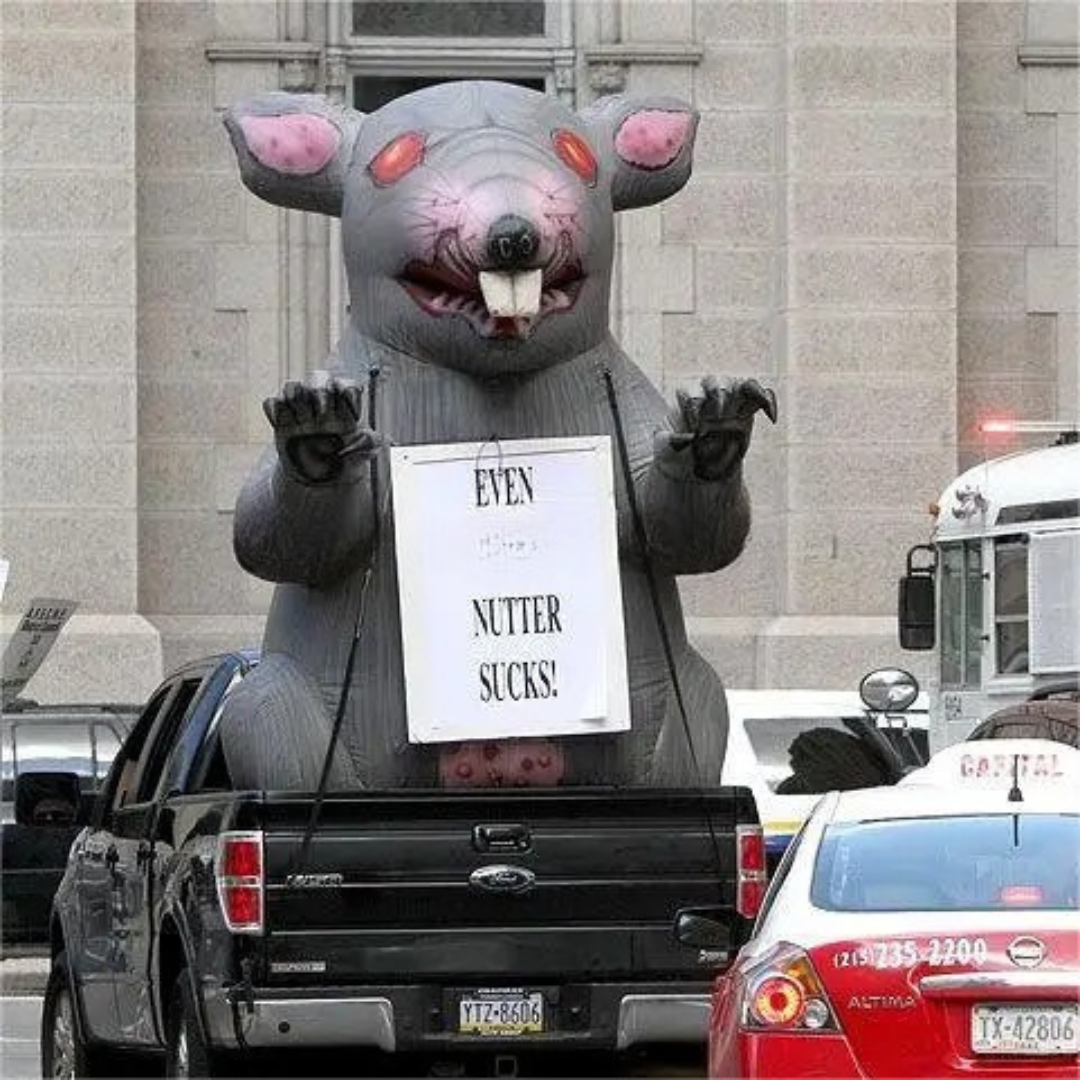 Riesige aufblasbare Ratte für Außenwerbung