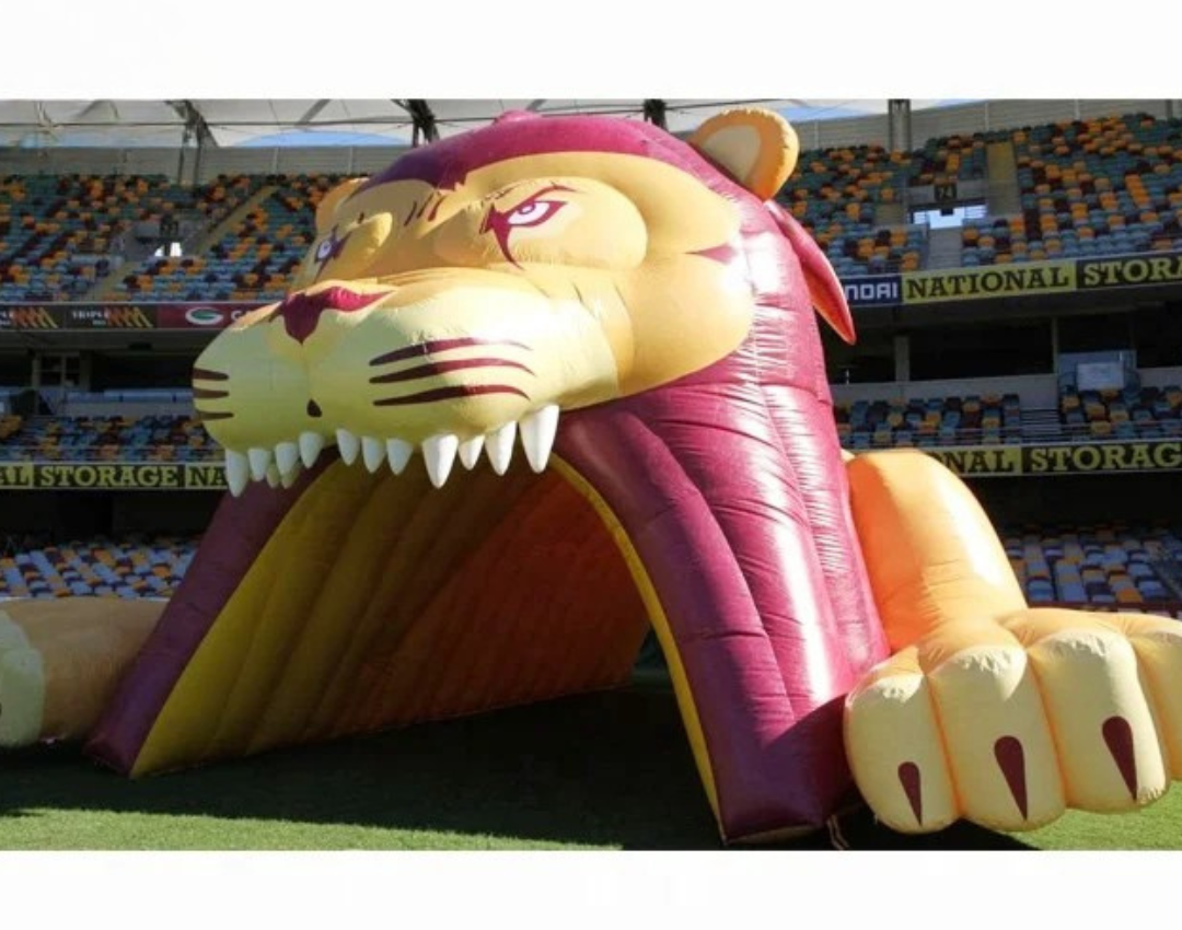 Aufblasbarer Tunnel, individuell gestaltbarer Pop-Up-Sporteingang