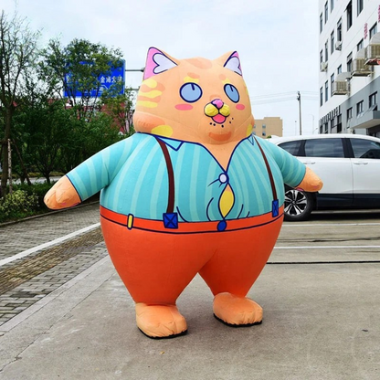 Advertising Inflatable Cat Costume for Events