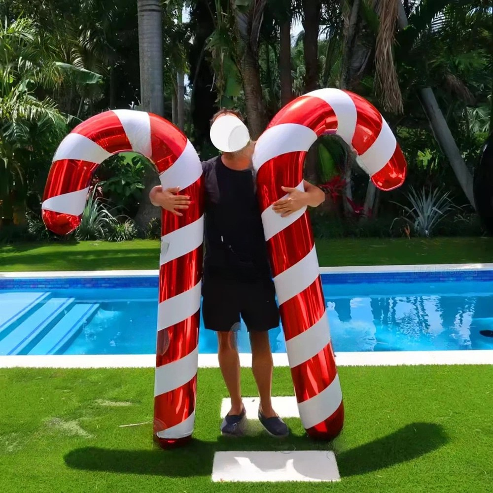 Inflatable Christmas Archway Decoration for Outdoor Festivities