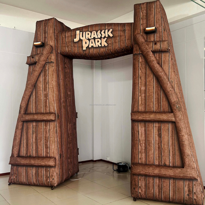 Dinosaur-Inspired Inflatable Arch for Outdoor Promotion