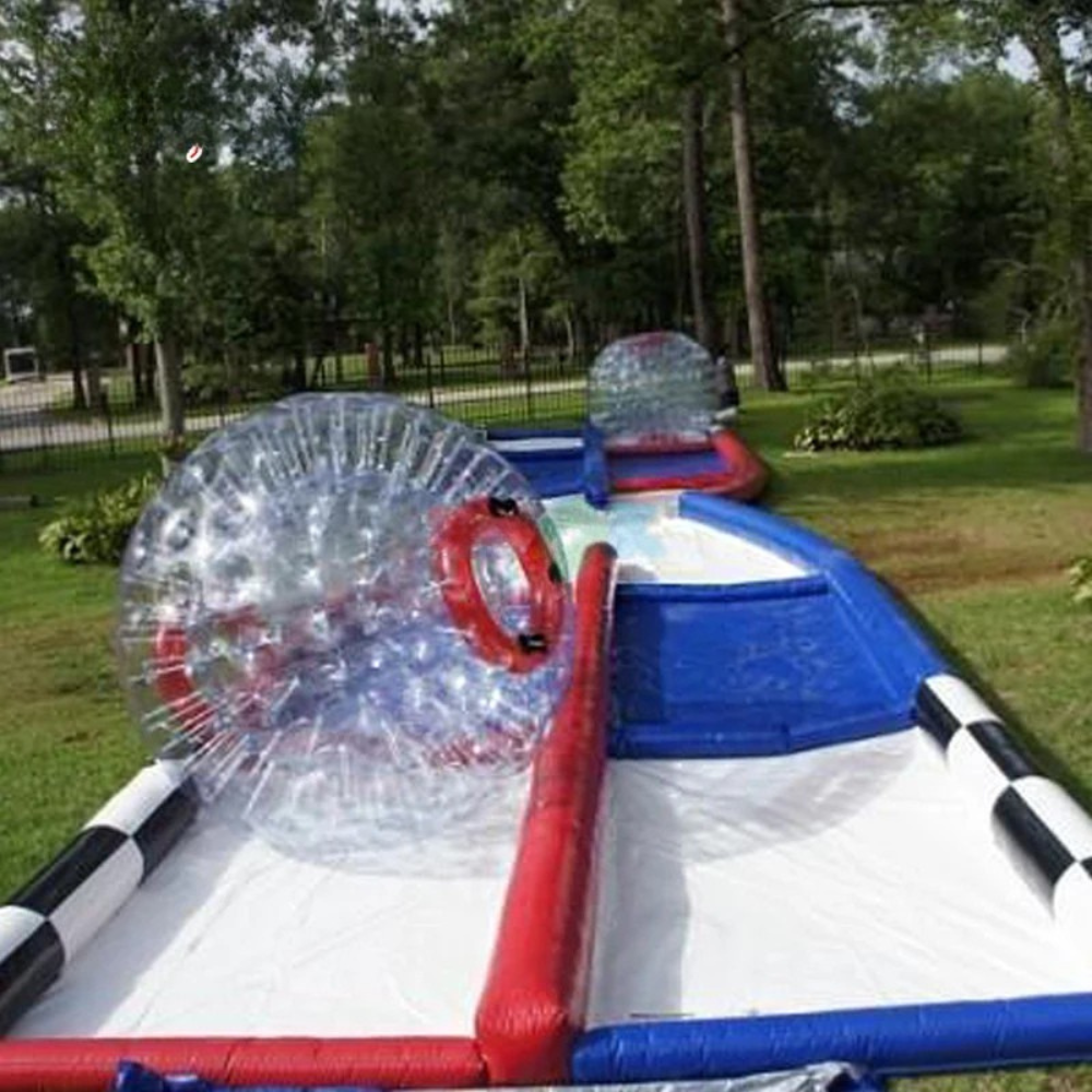 Inflatable Race Track for Human Zorb Ball Fun