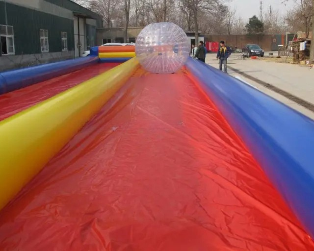 Inflatable Zorb Ball Racing Track Customizable Plastic Toy