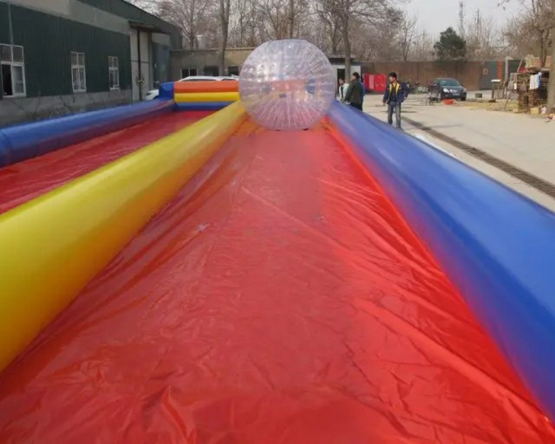 Inflatable Zorb Ball Racing Track Customizable Plastic Toy
