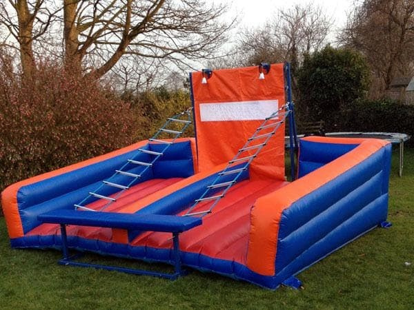 Inflatable Ladder Climbing Game Interactive Customizable Challenge