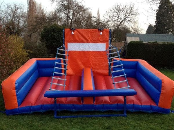 Inflatable Ladder Climbing Game Interactive Customizable Challenge