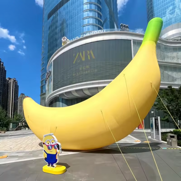 Inflatable Banana Balloon Display for Food Theme Events