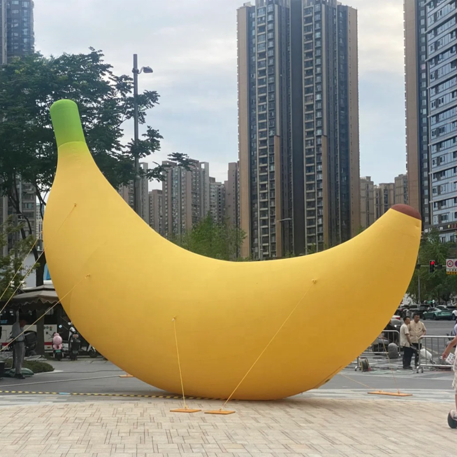 Inflatable Banana Balloon Display for Food Theme Events