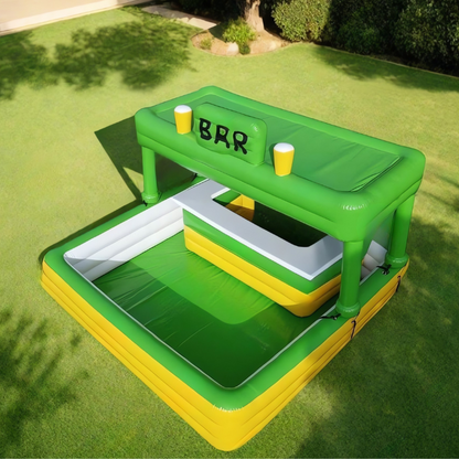 Floating Inflatable Pool Bar for Backyard Parties
