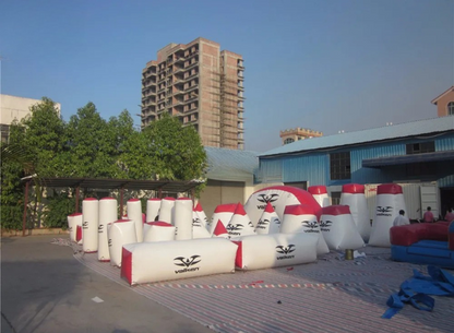 Inflatable Paintball Obstacle Course Bunkers