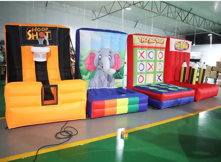 Inflatable Carnival Games 4in1 Pencil Ring Toss Game