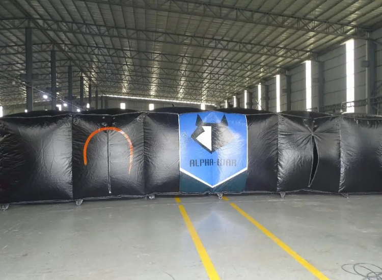 Aufblasbare Laser-Tag-Arena für Teambuilding-Spiele