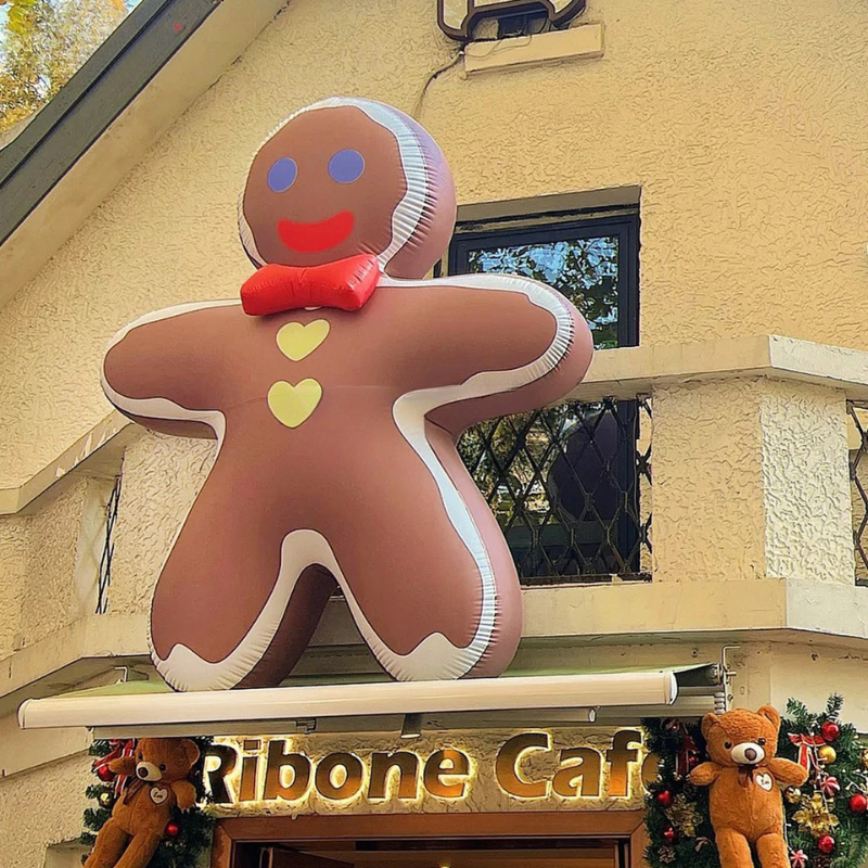 Christmas Inflatable Gingerbread Man Decoration