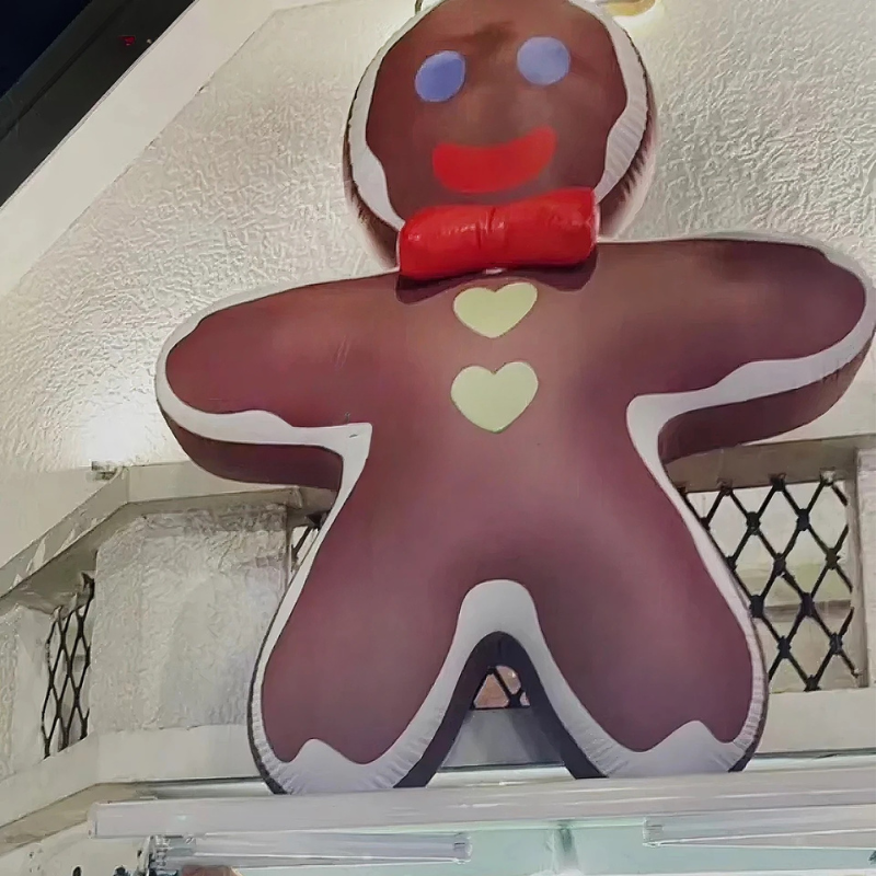 Christmas Inflatable Gingerbread Man Decoration