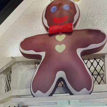 Christmas Inflatable Gingerbread Man Decoration