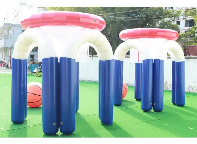 Riesiger aufblasbarer Basketballkorb für Kinder